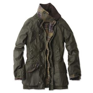 Barbour Classic Beadnell Wax Jacket Olive